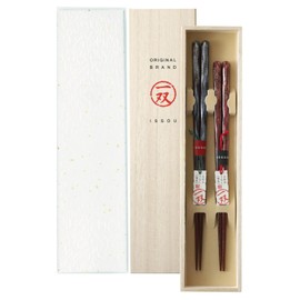 Couple Chopsticks Aurora Paulownia Box Included [Wrapping Paper Only] Chopsticks Pair Matching 2 Pairs Chopsticks Set Tableware Cutlery Present Gift (Packaging Paper Only)