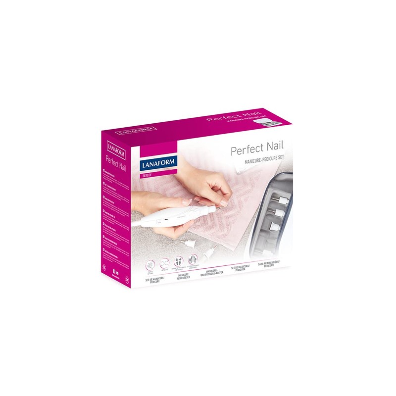 LANAFORM Perfect Nail Manicure Pedicure Set (White)