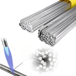 55pcs Aluminum Brazing Rods, Aluminum Welding Rods, 0.08''x13'' Low Temperature Easy Melt soldadura de aluminio, Low Temperature Universal Welding Rod No Flux Required