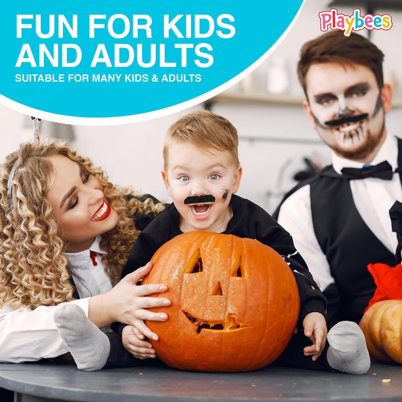 Playbees Fake Mustaches 12PK