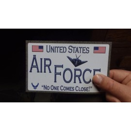 Air Force - Magnetic Car Sign - 6 inches X 3.75 inches