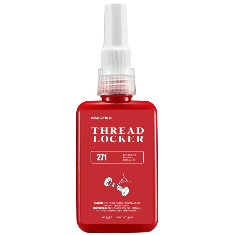 ESKONKE 3 Pack Thread Locker Blue 243 + Red 271