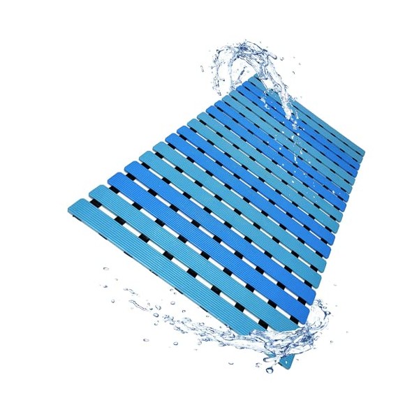 LuxurYou Non Slip Bathtub Mat | Double-Layered, Wear-Resistant Shower Floor
