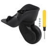 Mxfans Luggage Mute Wheels Right Plastic & Metal Wear-resistant Replacement