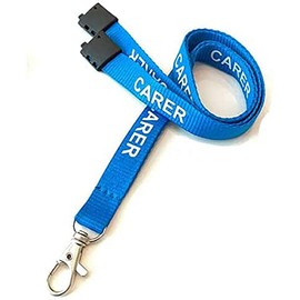 PCL Media ltd® Carer Printed Lanyards With Safety Breakaway Clip for your ID Card Holder