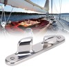 10in Bow Cleat 316 Stainless Steel Polished Mirror Finish Anchoring