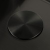 Kitchen Sink Drain Assembly,Black Sink Strainer Opening 3 1/2",Black Kitchen