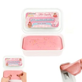 Squishy Caja para aliviar el estrés, para adultos, decoración de computadora de oficina y alivio de la ansiedad (rosa)