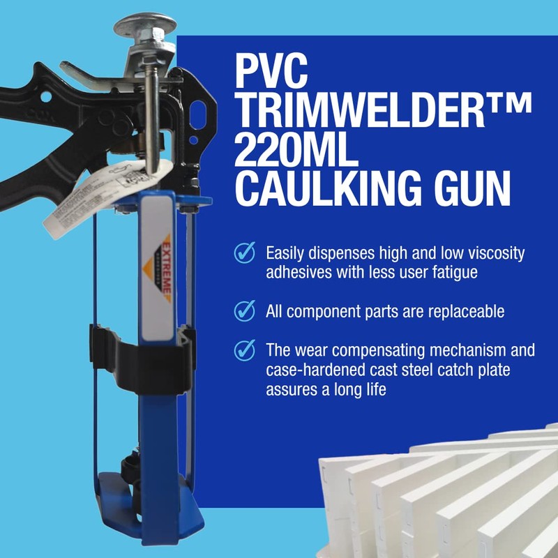 PVC TrimWelder 220 ML COX Manual Dispense Gun, Rigid Glass
