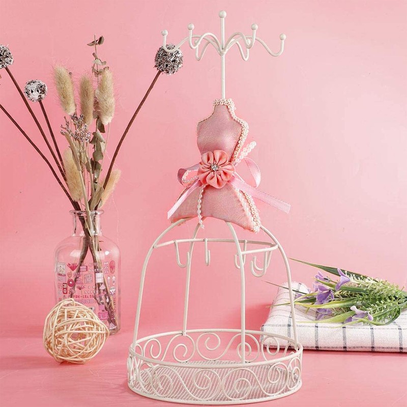 Jewelry Displays Stand Mannequin Princess Model Dress Rack for Hanging
