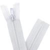 Sawoake 2PCS #5 45 Inch Separating Jacket Zippers for Sewing