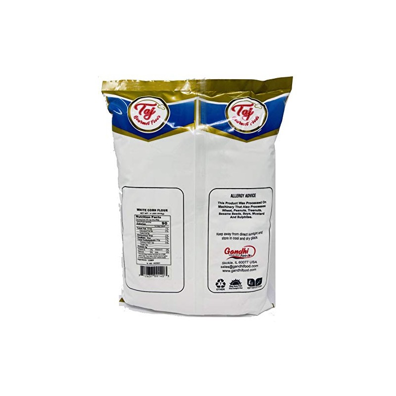 TAJ White Corn Flour, 4-Pounds