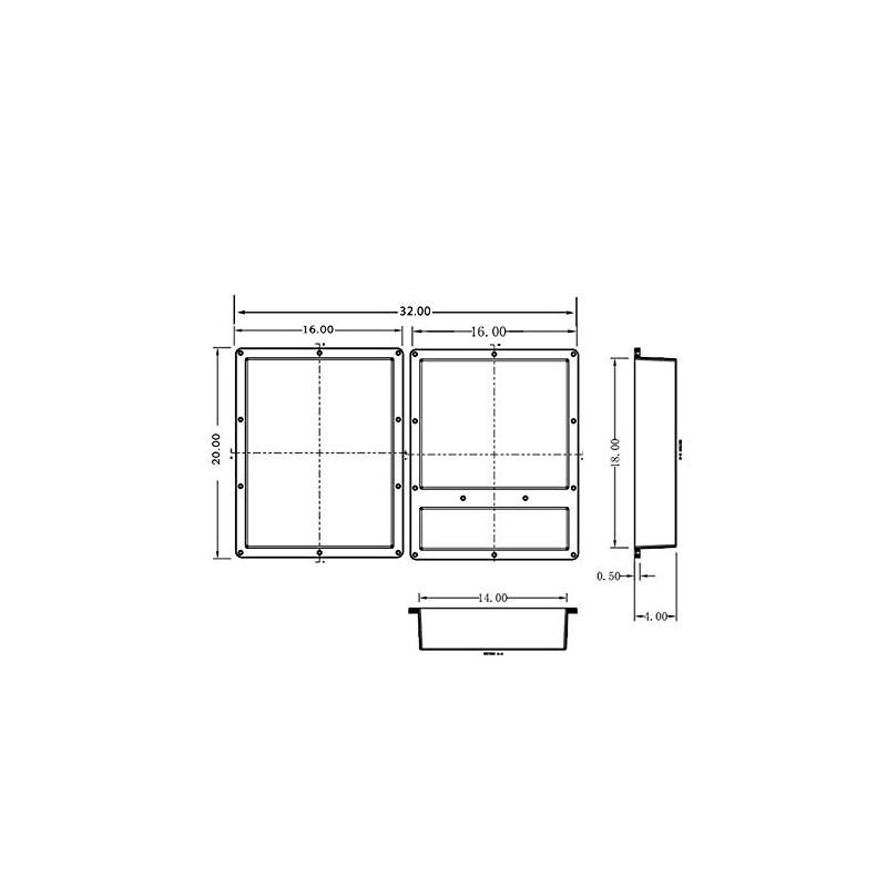 Uni-Green Shower Niche 20X32 Recessed Shower Shelves and Tile Shower