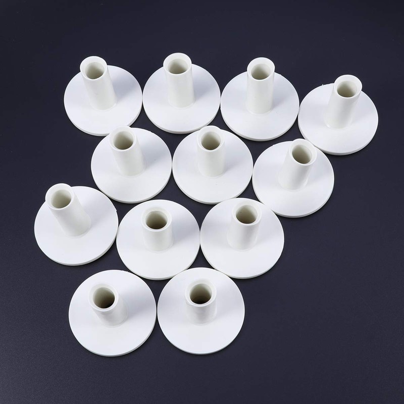 VORCOOL 12Pcs Golf Rubber Tee Holder Golf Mat Tees for