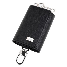 Dunhill DU19F2950AV001 Abolities® Key Case, 6 Strands, Metal Plate, Men's Black, UK, Free size