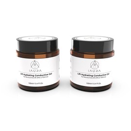iAURA LIFT Hydrating Conductive Gel - Soothing Moisturiser for Face & Body | Suitable for Microcurrent, EMS, RF, and TENS Use | Hydrate and Nourish Your Skin - 2 Pack