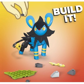MEGA Construx GMD36 Pokémon Luxio, Building Set with 70 Building Blocks, from 6 Years