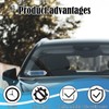 BOXOB 2pcs EZ Pass Holder, EZ Pass Strips with Adhesive