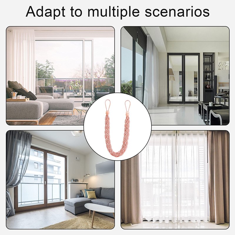 Hand Knitting Curtains Tied Rope Simple Type Curtain Tie Backs