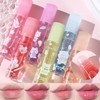 6 Piece Roll-On Lip Gloss Set, Colourless Lip Gloss Transparent,
