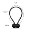 Magnetic Curtain Tiebacks, Decorative Curtain Clips Rope Holdbacks Convenient No