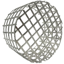 4" Dryer Vent Cover Screen - 304 Stainless Steel High Airflow Vent Cover Grill, Square Hole PVC Termination Mesh Cap, 3.75" to 3.85" Conical Design, for 4in Dryer Vent Hose, Outdoor Exhaust Vent Cap