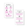 Boutique Marketing LLC Microblading Aftercare Instruction Cards | 50 Pack