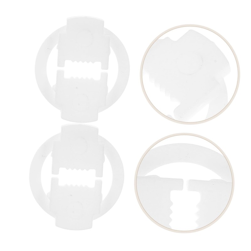 Mobestech 100pcs Outdoor Cable Clips for Lamp Wires and Sleek