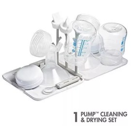Boon Portable Bottle Brushes, Pump Cleaning & Drying Set