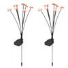2Set Solar Bee Garden Lights IP65 Waterproof 8 LED Decorative