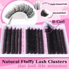 Focipeysa Fluffy Lash Extension Kit 70D 80D 90D Thick Lash