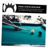 CORHAD 2Pcs Plastic Cue Bridge Head Portable Billiards Equipment for