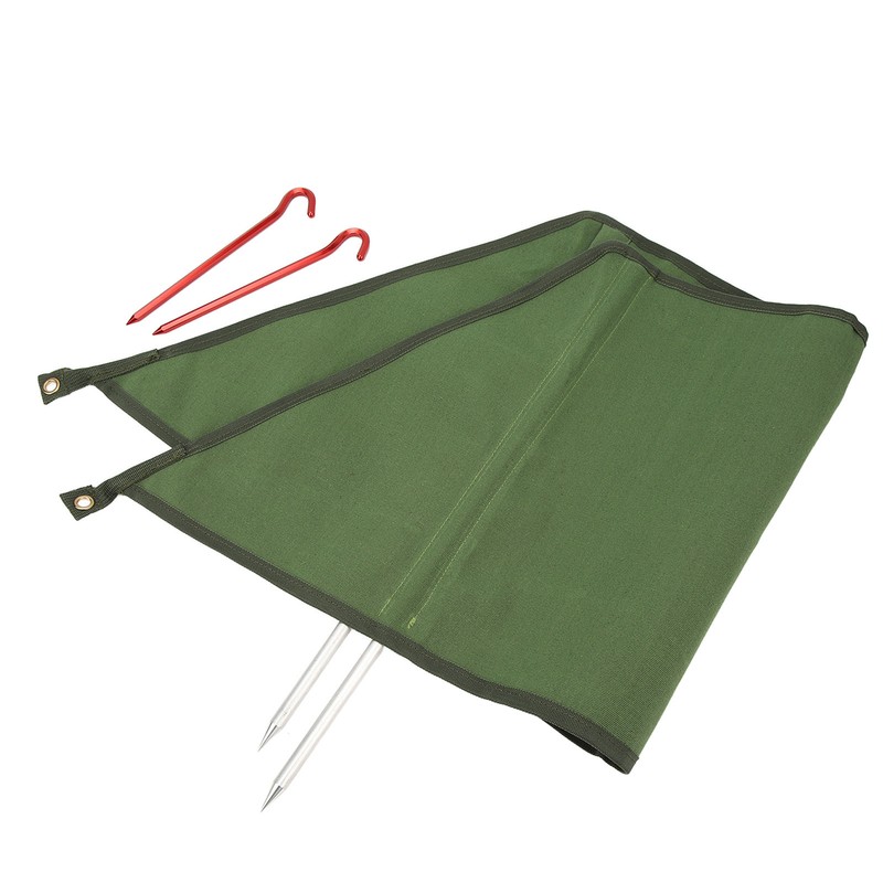 Campfire Windshield Barbecue Windshield Cloth Campfire Windproof Screen Outdoor Bonfire