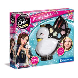 Clementoni Swan 18632 Crazy Chic Lovely Swan Makeup Set for Children from 6 Years Multi-Coloured One Size