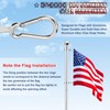 Flag Pole for Outside House Porch Wall Mount, REERON 7