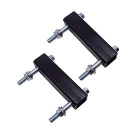 HABIIID Torque Converter Engine Motor Riser Square Hardware Kit for Predator 196cc 212cc 224cc 6.5hp Go Kart Mini Bike for Coleman Powersports CT200U CT200U-EX BT200X, Black