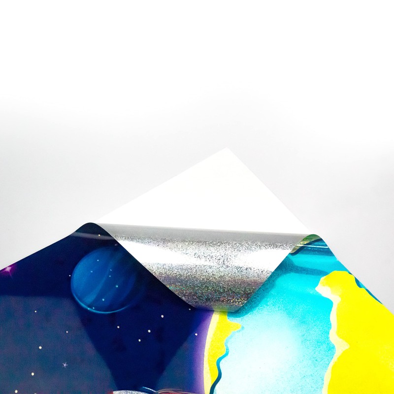Evergreen Goods 10 Sheets of A4 Holographic Silver Printable Vinyl