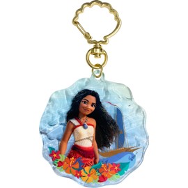 Inlock IKE464 Key Holder, Moana and the Legend Sea 2 Key Holder, Multicolor, Total Length: Approx. 4.1 inches (10.3 cm), multicolor