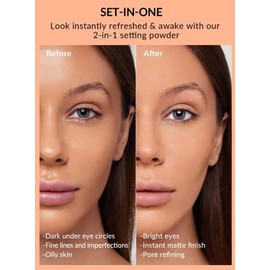 SHEGLAM Insta-ready Dúo de Polvos Fijador Para Rostro-Translucent