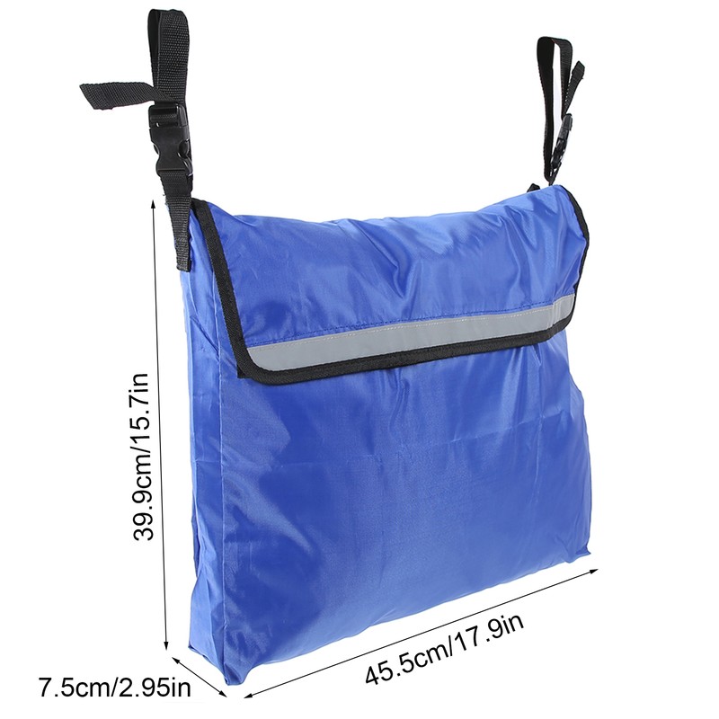 Wheelchair Backrest Storage Bag Electric Scooter Mobility Aid Hanging Bag