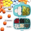 WUBAYI Travel Pill Box Organizer - Investment Bag Plus Size