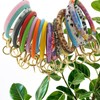 ETHOON Wristlet Keychain Circle Silicone Bangle Keyring Oversized Bracelet Key