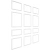 WPKUFW021P096 94 1/2"L (Adjustable 96"H to 120"H) Ashford Square Single