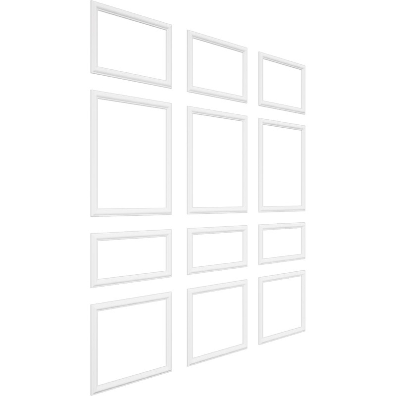 WPKUFW021P096 94 1/2"L (Adjustable 96"H to 120"H) Ashford Square Single