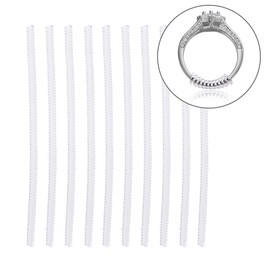 ZJchao Ajustador de tamaño de anillo, 10 piezas Tensores de Anillos de anillo transparente Guard Tightener Reducer Herramienta de cambio de joyería medidor de anillo para anillos sueltos (3.5mm)
