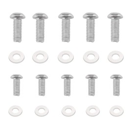 OTOTEC 80Pcs Motorrad Windschutzscheibe Verkleidungsschrauben Kit Edelstahl M5 M6 Schrauben & Nylon Unterlegscheiben Universal Fit für meisten Motorräder