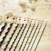 ZKH 10Pcs Brad Point Wood Drill Bit Set, 12 Inch