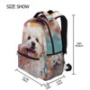 Dog Maltese High School Bag Backpack Bookbags Book Bags for