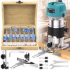 TwoWin Router Tool, 110V 800W Compact Wood Router Tool for