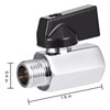 CPWUFIYD 2 Pack Brass Mini Ball Valve 1/4" NPT Female